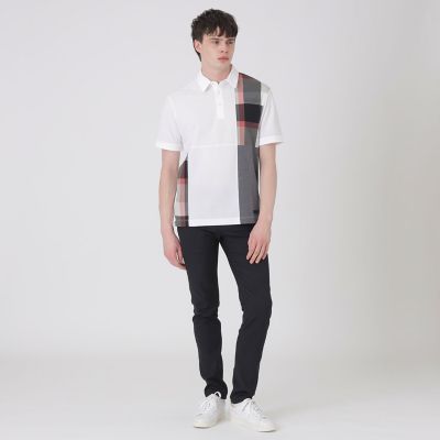 パッチワーックサッカーポロシャツ | BLACK LABEL CRESTBRIDGE (Men