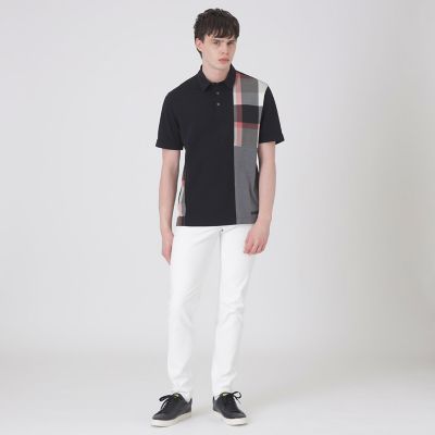 パッチワークサッカーポロシャツ | BLACK LABEL CRESTBRIDGE (Men