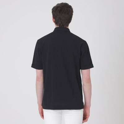 BLACK LABEL CRESTBRIDGE シアサッカー ポロシャツ L BLACK LABEL CRESTBRIDGE シアサッカーポロ グレー LL - メルカリ