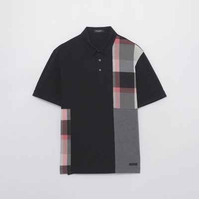 パッチワーックサッカーポロシャツ | BLACK LABEL CRESTBRIDGE (Men