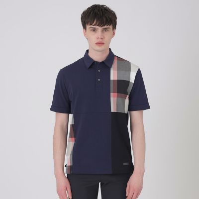 パッチワーックサッカーポロシャツ | BLACK LABEL CRESTBRIDGE (Men