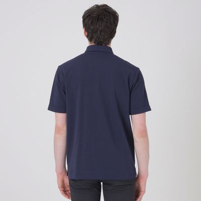 【希少】ブルーレーベルクレストブリッジ⿻ ポロシャツ Lサイズ 三陽商会 パッチワーックサッカーポロシャツ | BLACK LABEL CRESTBRIDGE (Men