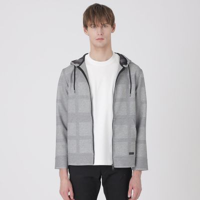 シャドーチェックカラミパーカー | BLACK LABEL CRESTBRIDGE (Men