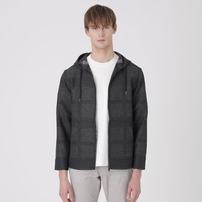 シャドーチェックカラミパーカー | BLACK LABEL CRESTBRIDGE (Men 