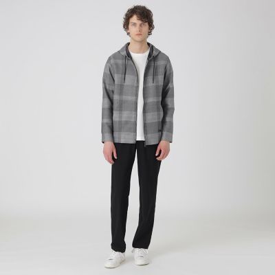 シャドークレストブリッジチェックカラミパーカー | BLACK LABEL