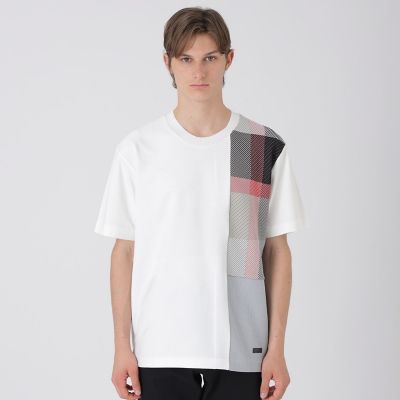 ARTISANALユニオンジャックハイブリッドTシャツ | BLACK