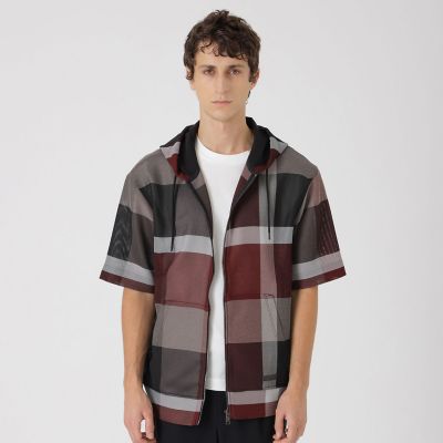 クレストブリッジチェックカラミパーカー | BLACK LABEL CRESTBRIDGE