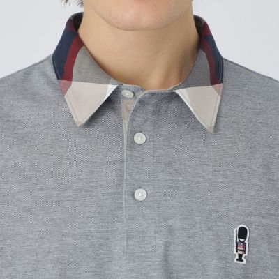 パーシャルチェックポロシャツ | BLACK LABEL CRESTBRIDGE (Men
