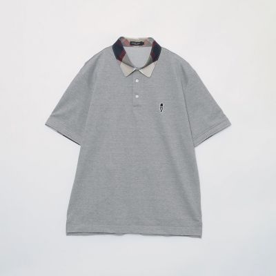 パーシャルチェックポロシャツ | BLACK LABEL CRESTBRIDGE (Men