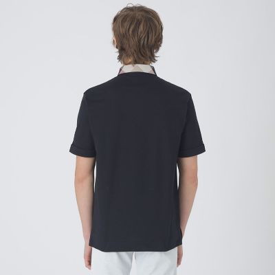 パーシャルチェックポロシャツ | BLACK LABEL CRESTBRIDGE (Men