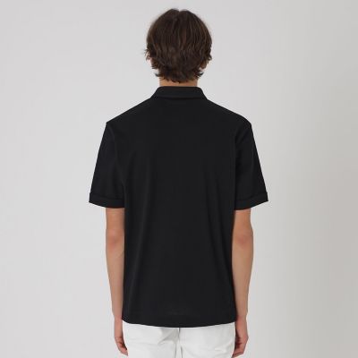 パネルギガバイアスチェックポロシャツ | BLACK LABEL CRESTBRIDGE