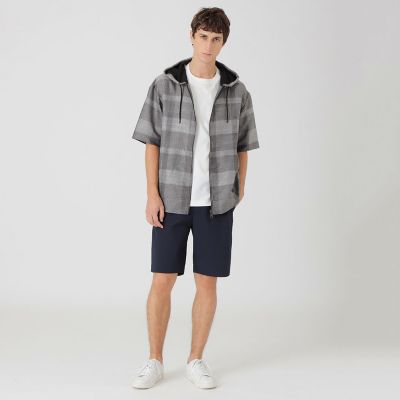 シャドークレストブリッジチェックカラミパーカー | BLACK LABEL