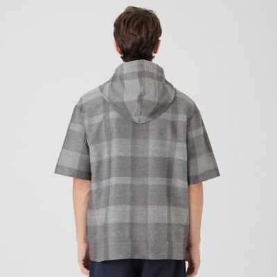 シャドークレストブリッジチェックカラミパーカー | BLACK LABEL