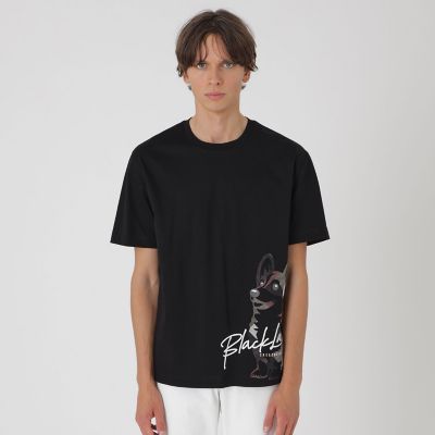 ピーキングコーギーTシャツ | BLACK LABEL CRESTBRIDGE (Men
