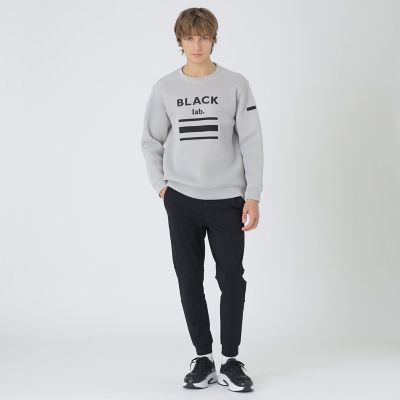 BLACK lab．】ダブルラッセルグラフィックスウェットシャツ