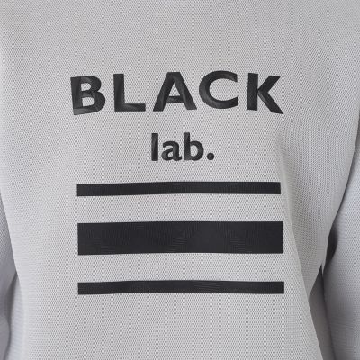 BLACK lab．】ダブルラッセルグラフィックスウェットシャツ