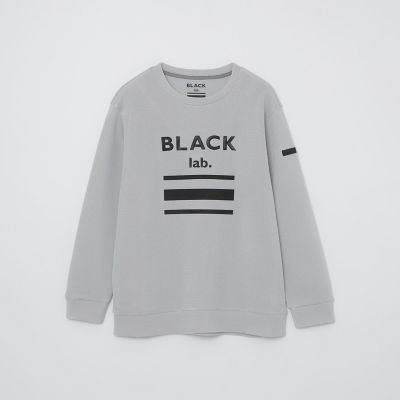 BLACK lab．】ダブルラッセルグラフィックスウェットシャツ