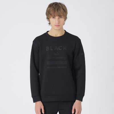 BLACK lab．】ダブルラッセルグラフィックスウェットシャツ