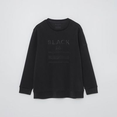 BLACK lab．】ダブルラッセルグラフィックスウェットシャツ