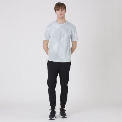 BLACK lab．】バイアスクレストブリッジチェックTシャツ