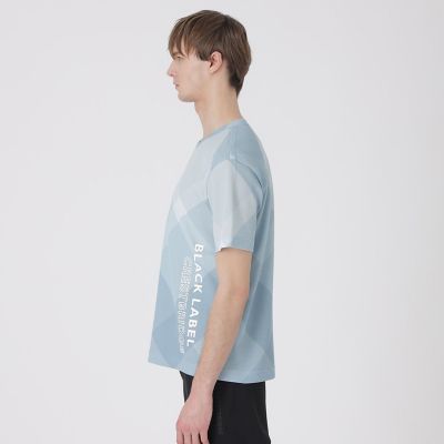 BLACK lab．】バイアスクレストブリッジチェックTシャツ