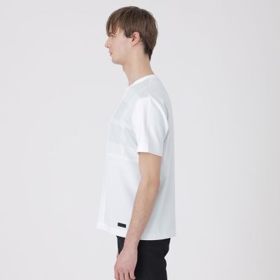 BLACK lab．】テクスチャーミックスパッチワークTシャツ