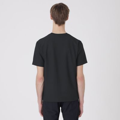 BLACK lab．】テクスチャーミックスパッチワークTシャツ