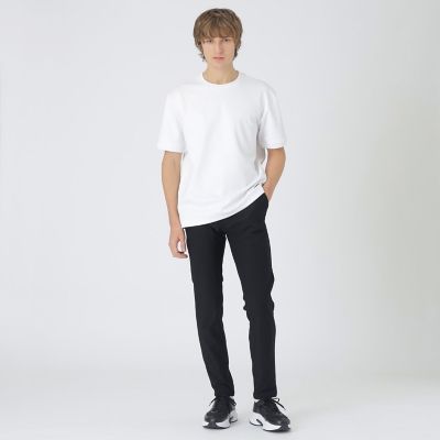BLACK lab．】エンボスシャドーチェックTシャツ | BLACK