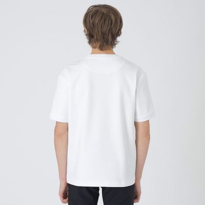 BLACK lab．】エンボスシャドーチェックTシャツ | BLACK