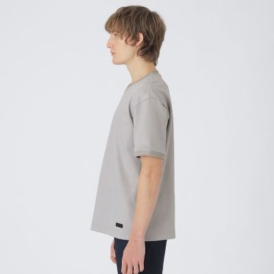 BLACK lab．】エンボスシャドーチェックTシャツ | BLACK