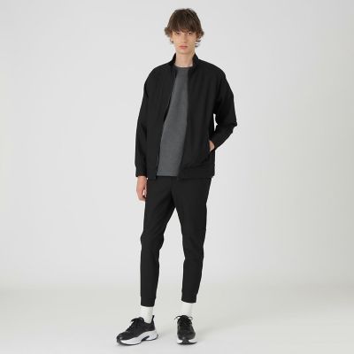 BLACK lab．】ボンディングジャカードトリコットブルゾン