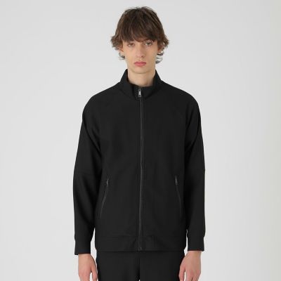 BLACK lab．】ボンディングジャカードトリコットブルゾン