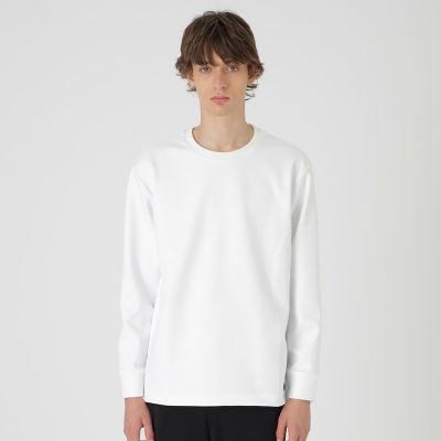 BLACK lab．】エンボスシャドーチェックカットソー | BLACK