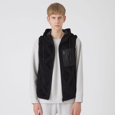 BLACK lab．】シャドーチェックボアベスト | BLACK LABEL