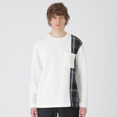 ＜BLACK LABEL CRESTBRIDGE (Men)＞【一部店舗限定】サイドチェックカットソー