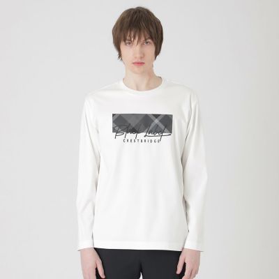 一部店舗限定】チェックコンビロゴカットソー | BLACK LABEL