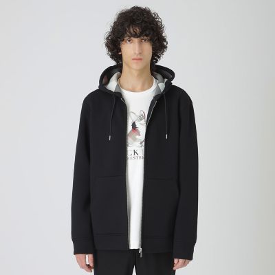 一部店舗限定】サイドチェックダンボールパーカー | BLACK LABEL