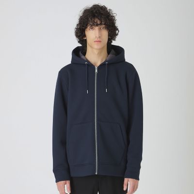 一部店舗限定】サイドチェックダンボールパーカー | BLACK LABEL