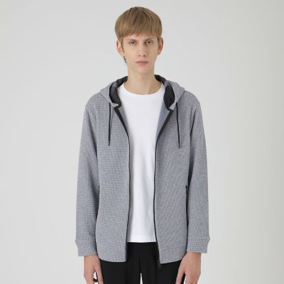 ＜BLACK LABEL CRESTBRIDGE (Men)＞【一部店舗限定】クォーターゲージハニカムパーカー