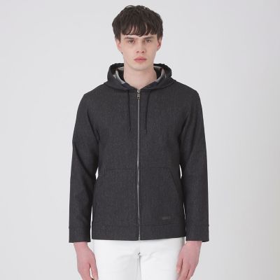 一部店舗限定】デニムライクカラミパーカー | BLACK LABEL CRESTBRIDGE