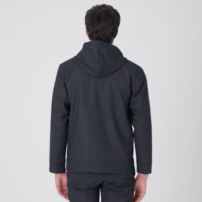 一部店舗限定】デニムライクカラミパーカー | BLACK LABEL CRESTBRIDGE