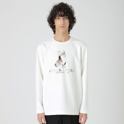 ＜BLACK LABEL CRESTBRIDGE (Men)＞【一部店舗限定】ブリティッシュコーギーグラフィックカットソー