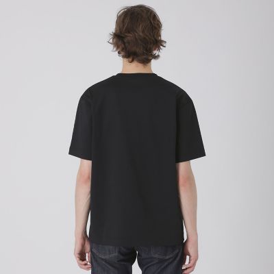 一部店舗限定】チェックコンビロゴグラフィックTシャツ | BLACK LABEL