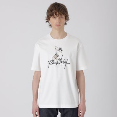 カラミチェックポケットTシャツ | BLACK LABEL CRESTBRIDGE (Men