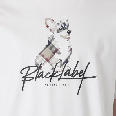 一部店舗限定】ブリティッシュコーギーグラフィックTシャツ | BLACK