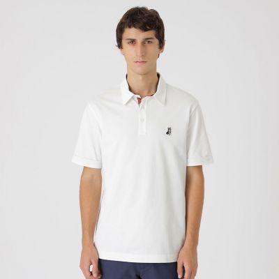 一部店舗限定】ブリティッシュコーギーワッペンポロシャツ | BLACK