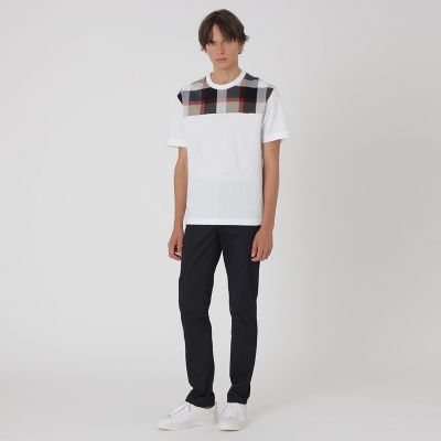 一部店舗限定】パネルクレストブリッジチェックTシャツ | BLACK LABEL