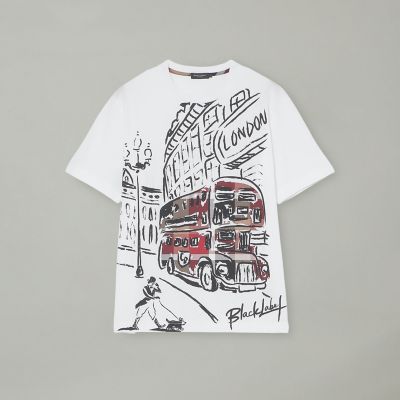 WEB・一部店舗限定】パネルロンドンバスTシャツ | BLACK LABEL