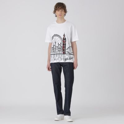WEB・一部店舗限定】パネルブリティッシュランドマークTシャツ