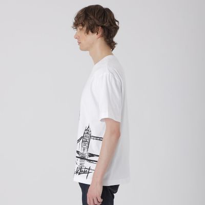 WEB・一部店舗限定】パネルブリティッシュランドマークTシャツ